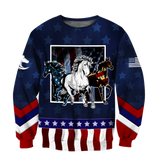 Horses Flag 3D All Over Printed Shirts Pi16062001