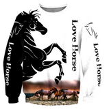Love Horse 3D All Over Printed Shirts HVT12112001