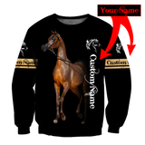 Arabian Horse Custom Name 3D All Over Printed Shirts DQB10072001
