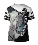 Love Horse 3D All Over Printed Shirts JJ230402