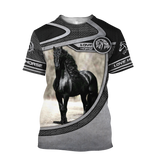 Love Horse 3D All Over Printed Shirts Pi150501