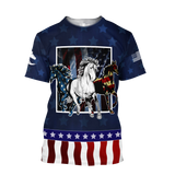 Horses Flag 3D All Over Printed Shirts Pi16062001