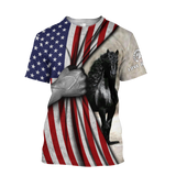 Horse Flag 3D All Over Printed Shirts Pi16062002