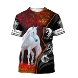 Beautiful Horse 3D All Over Printed shirt for Men and Women Pi040103