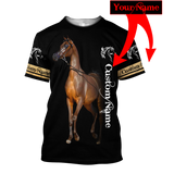 Arabian Horse Custom Name 3D All Over Printed Shirts DQB10072001