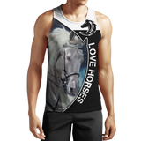 Love Horse 3D All Over Printed Shirts JJ230402
