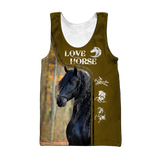 Love Horse 3D All Over Printed Shirts For Men and Women Pi112050