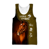 Love Horse 3D All Over Printed Shirts For Men and Women Pi112052