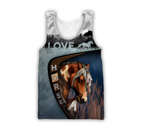 Love Horse 3D All Over Printed Shirts TR2704200