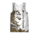 Horse Camo Pattern 3D All Over Printed Shirts Pi050501