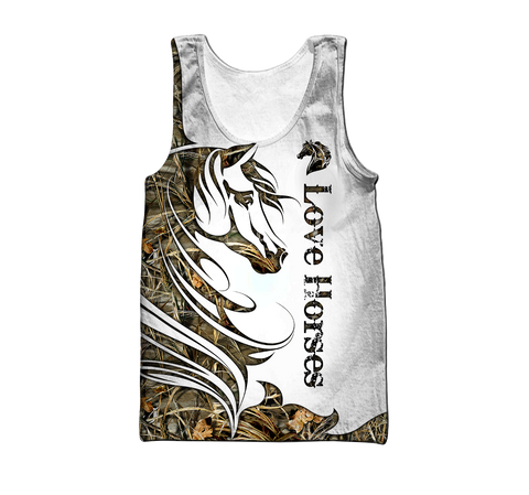 Horse Camo Pattern 3D All Over Printed Shirts Pi050501