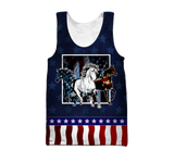 Horses Flag 3D All Over Printed Shirts Pi16062001