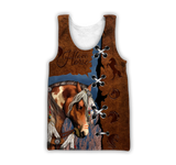 Brown Horse 3D All Over Printed Shirts TR1606201S