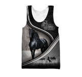Black Horse 3D All Over Printed Shirts VP07102001