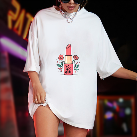 You Go Girl Lipstick Tee