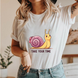 Slow and Steady Snail Tee