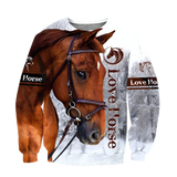 Love Horse 3D All Over Printed Shirts Pi05012102