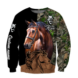 Love Horse Custom Name 3D All Over Printed Shirts