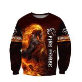 Fire Horse 3D All Over Printed Unisex Shirts