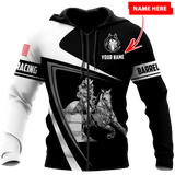 Personalized Barrel Racing 3D All Over Printed Hoodie