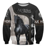 Love Horse 3D All Over Printed Shirts TA040401
