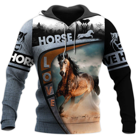Love Horse 3D All Over Printed Shirt Hoodie For Men And Women TA041310