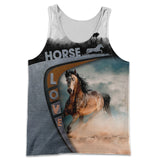 Love Horse 3D All Over Printed Shirt Hoodie For Men And Women TA041310