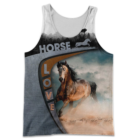 Love Horse 3D All Over Printed Shirt Hoodie For Men And Women TA041310