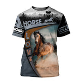 Love Horse 3D All Over Printed Shirt Hoodie For Men And Women TA041310
