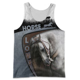 Beautiful Horse 3D All Over Printed Shirts TA041202