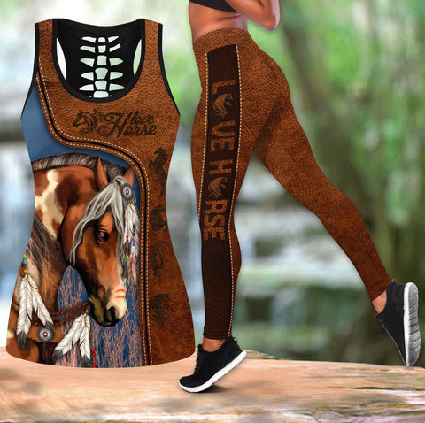 Love Horse Combo Tank + Legging TR210403