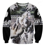 Gypsy Horse 3D All Over Printed Shirts For Men and Women