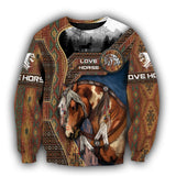 Native Horse 3D All Over Printed Shirts TR130502