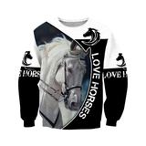 Love Horse 3D All Over Printed Shirts JJ230402