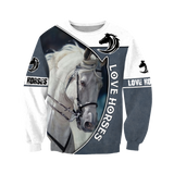 Love Horse 3D All Over Printed Shirts JJ240406